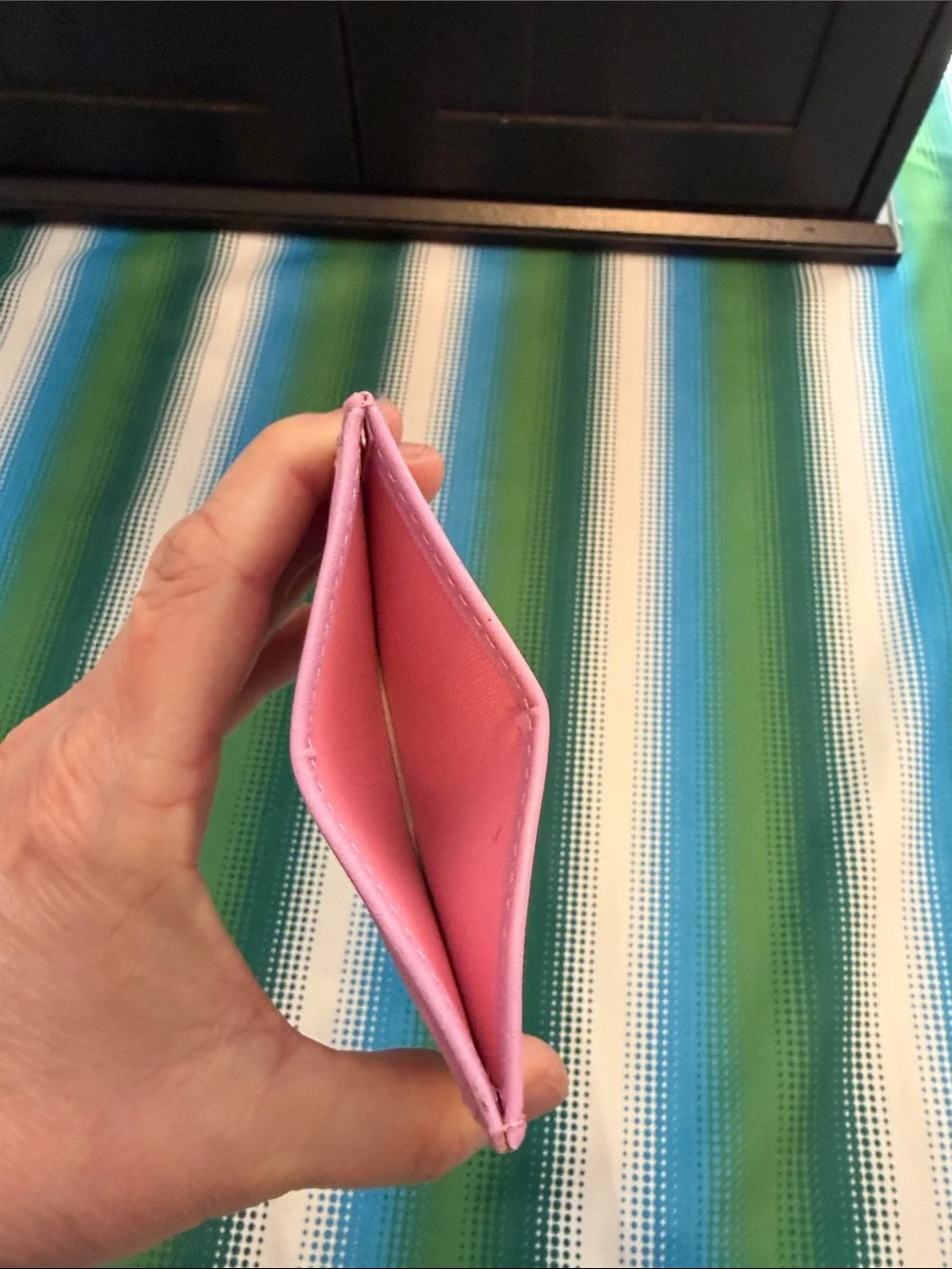 Pink and Pastel Bunny Card Holder